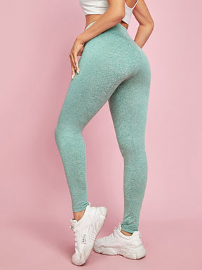 SHEIN PETITE Simples Desportivo Leggings Femininas