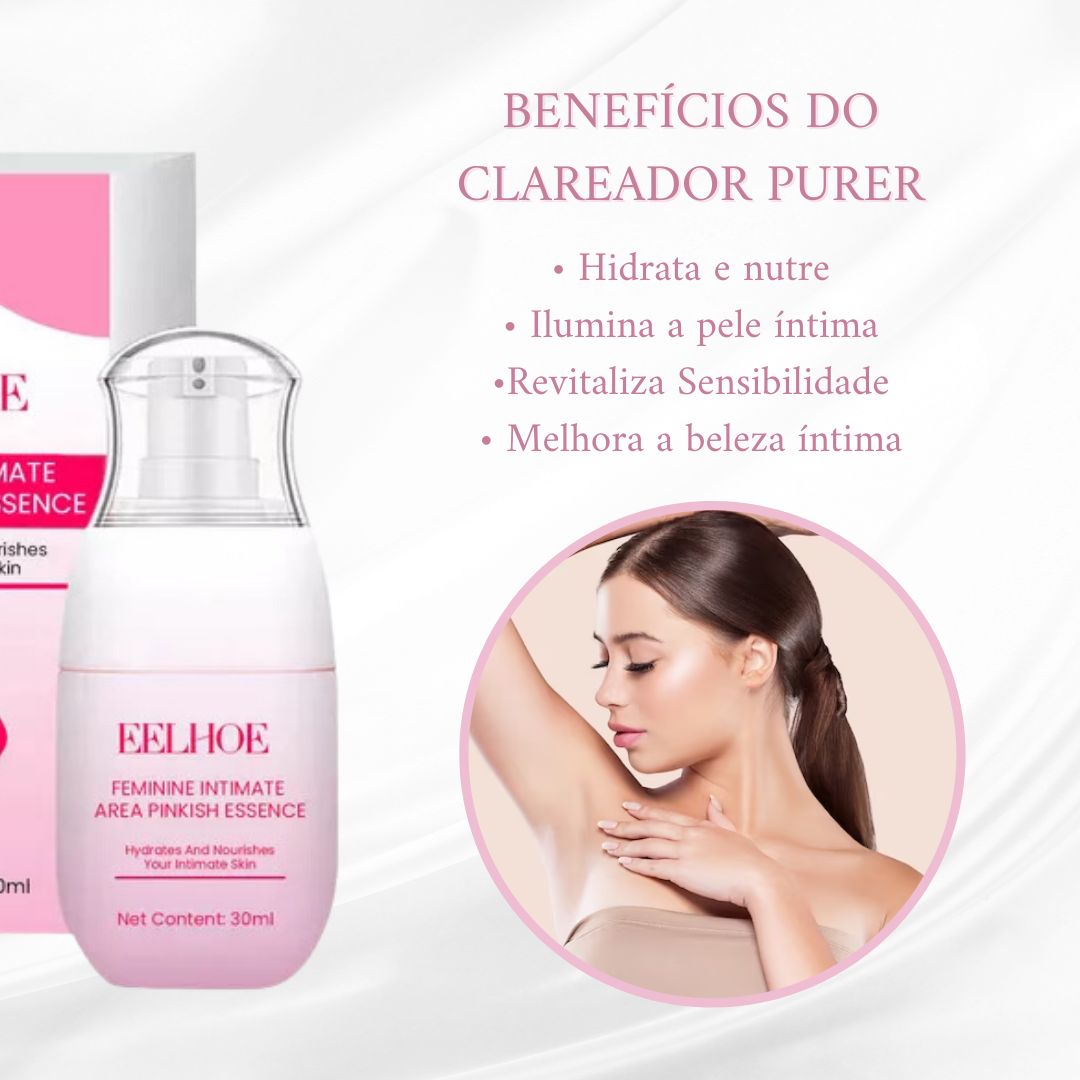 Creme Clareador Purer™ Essência Rosada Clareadora de Área Íntima Feminina