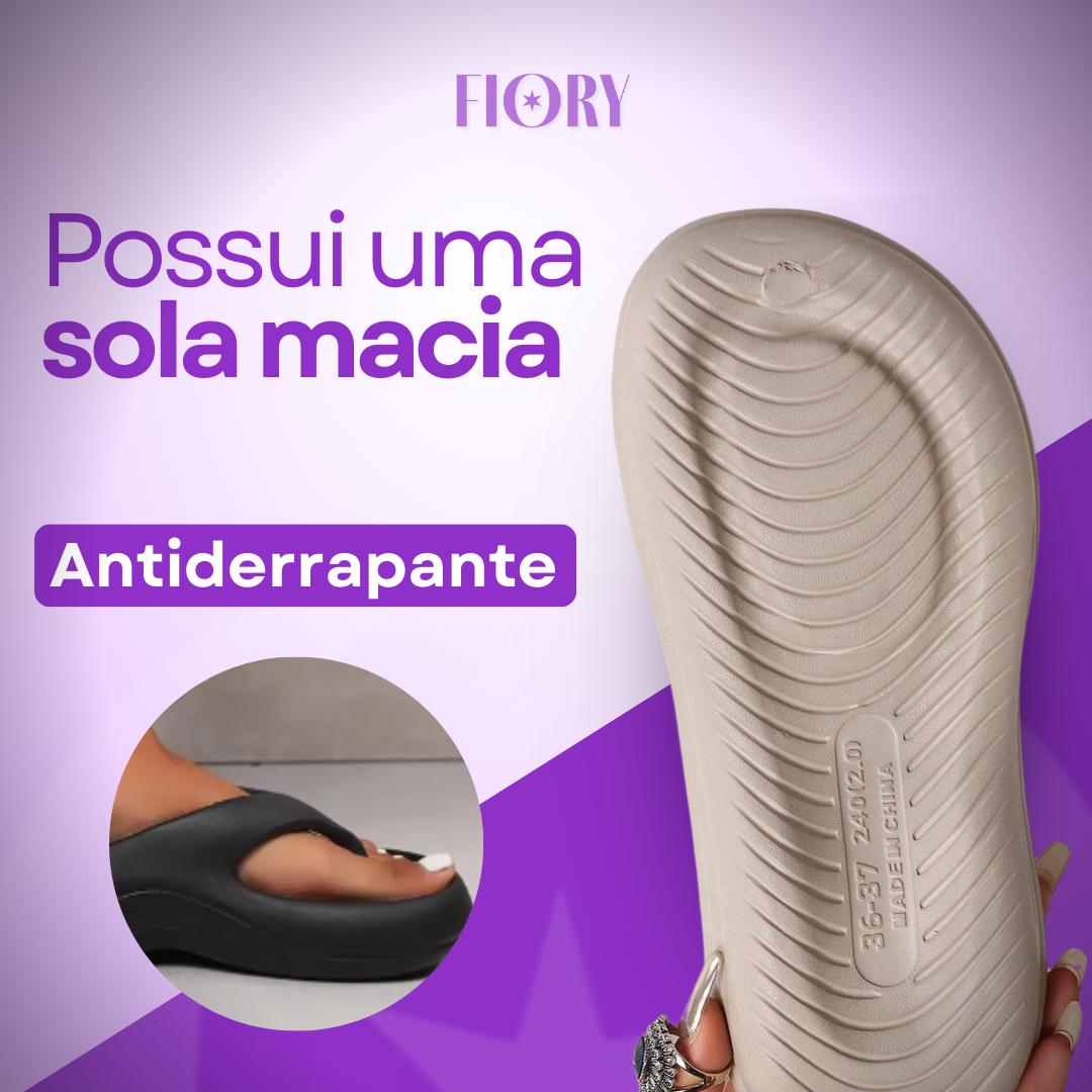 Chinelo anatômico feminino FIORY - Super Oferta de Lançamento