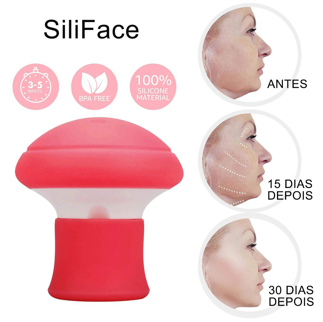 Silicone Face V Anti-Papadas e Rugas - SiliFace