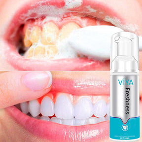 Mousse Dental Clareador e Refrescante - Viya Freshness