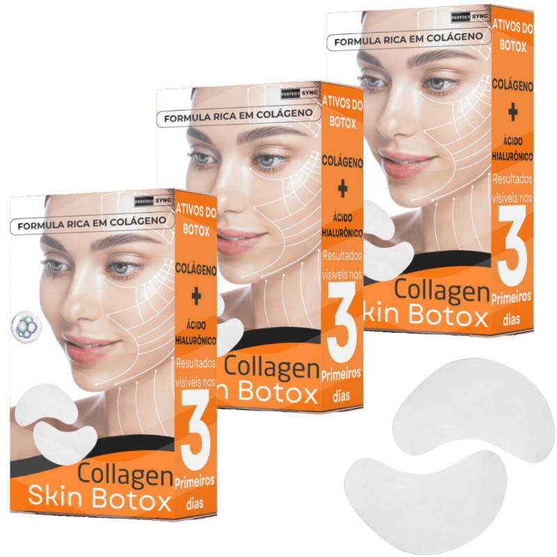 Collagen Skin Mask™ - Colágeno + Ácido Hialurônico +BRINDE