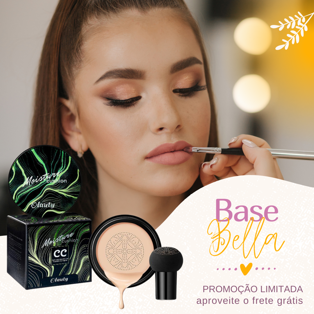 Base Bella Anti Manchas & Expressões™ Maquiagem a Prova de Água Para o Dia a Dia, Brindes Exclusivos