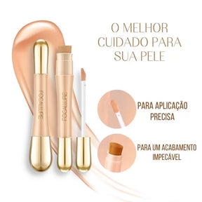 Corretivo Focallure 2 em 1 - Anti Manchas e Rejuvenescedora (50% DE DESCONTO)