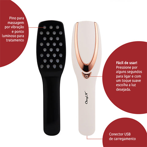 Escova Led de Fototerapia Crescimento Capilar – Hairmax