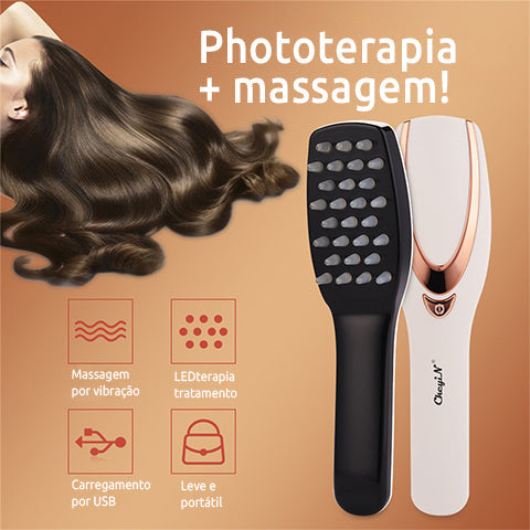 Escova Led de Fototerapia Crescimento Capilar – Hairmax