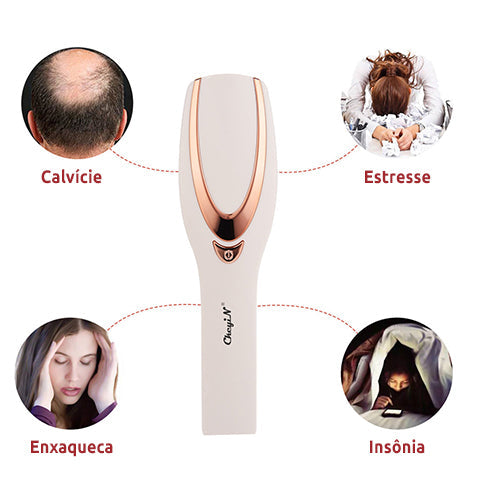 Escova Led de Fototerapia Crescimento Capilar – Hairmax