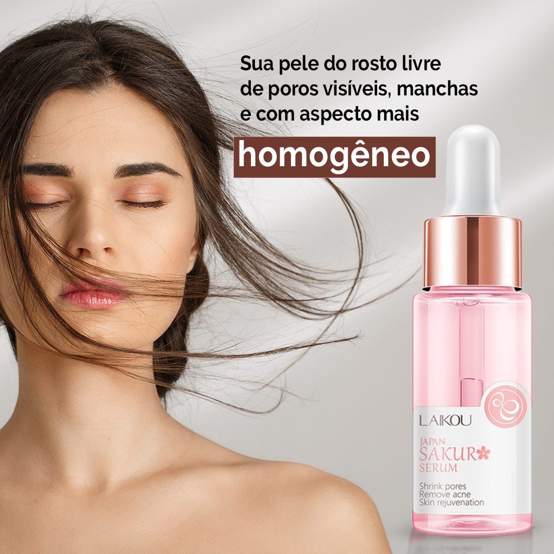 Serum Facial de Flor de Cerejeira – Pele Iluminada