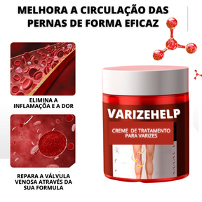 Creme Para Varizes Efeito Imediato VarizeHelp