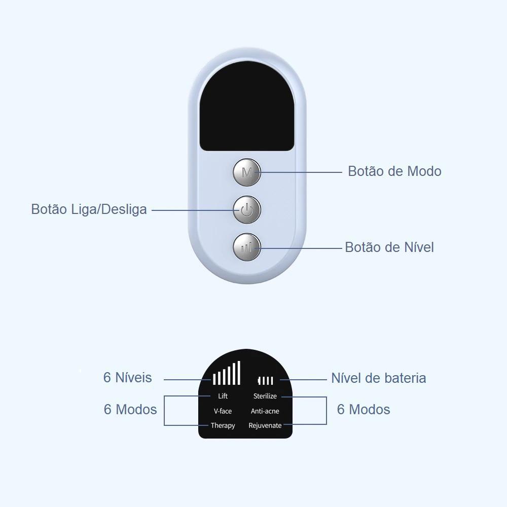 Aparelho Massageador Facial - V Face Lifting - Facial Massage