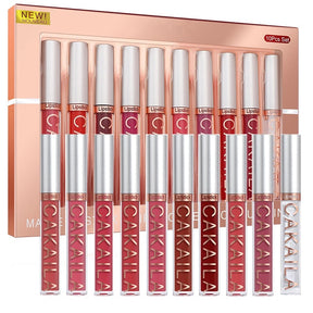 Batom Líquido Matte Cakaila - Longa Duração - Kit 10 unidades - Lip Gloss