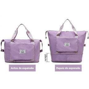 Bolsa de Viagem Dobrável e Impermeável - Bolsa Que Vira Mala - Bolsa Multifuncional