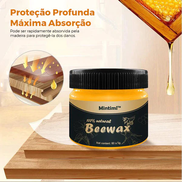 BeeWax™ - Cera de restauração profunda para madeira.