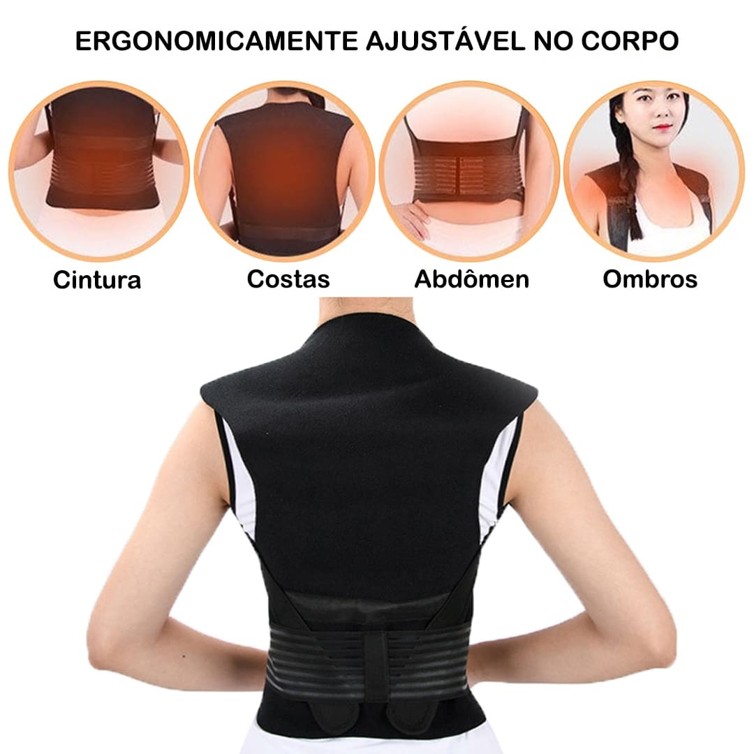 Corretor Postural Magnético Ultra Ergonômico – Smart Comfort