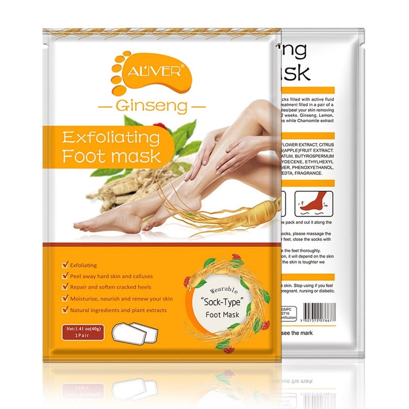 Foot Peeling Mask - Máscara Peeling Esfoliante Para Pés - 1 Par - Meia Esfoliante Para Pés