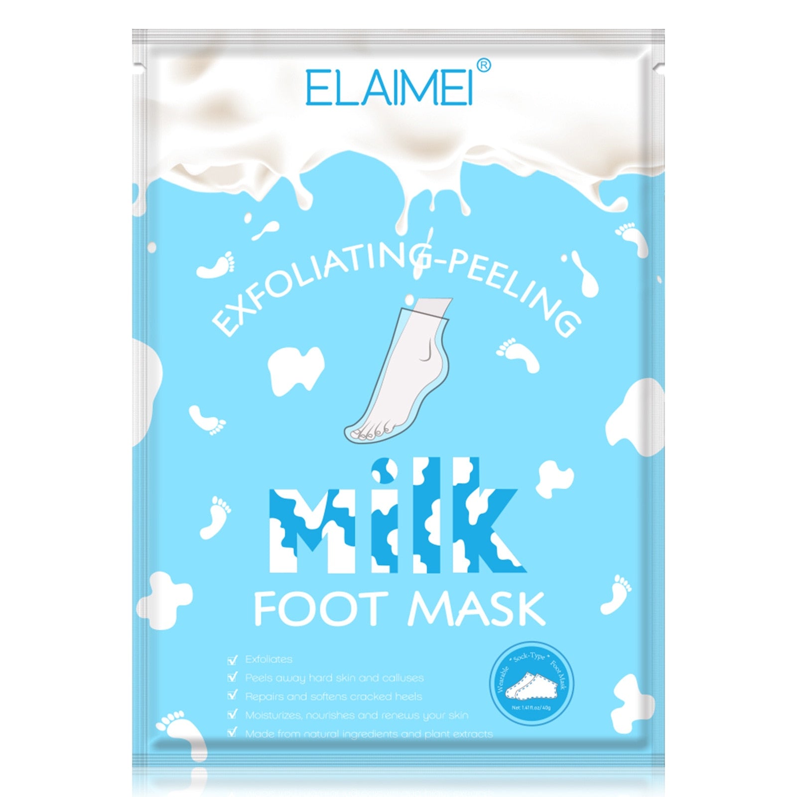 Foot Peeling Mask - Máscara Peeling Esfoliante Para Pés - 1 Par - Meia Esfoliante Para Pés