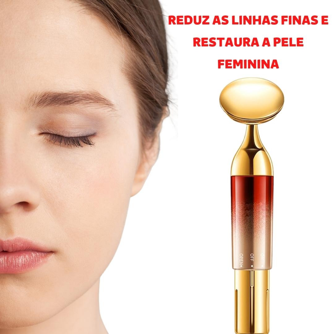 Massageador Vibratório Facial Antirrugas - Female Beauty