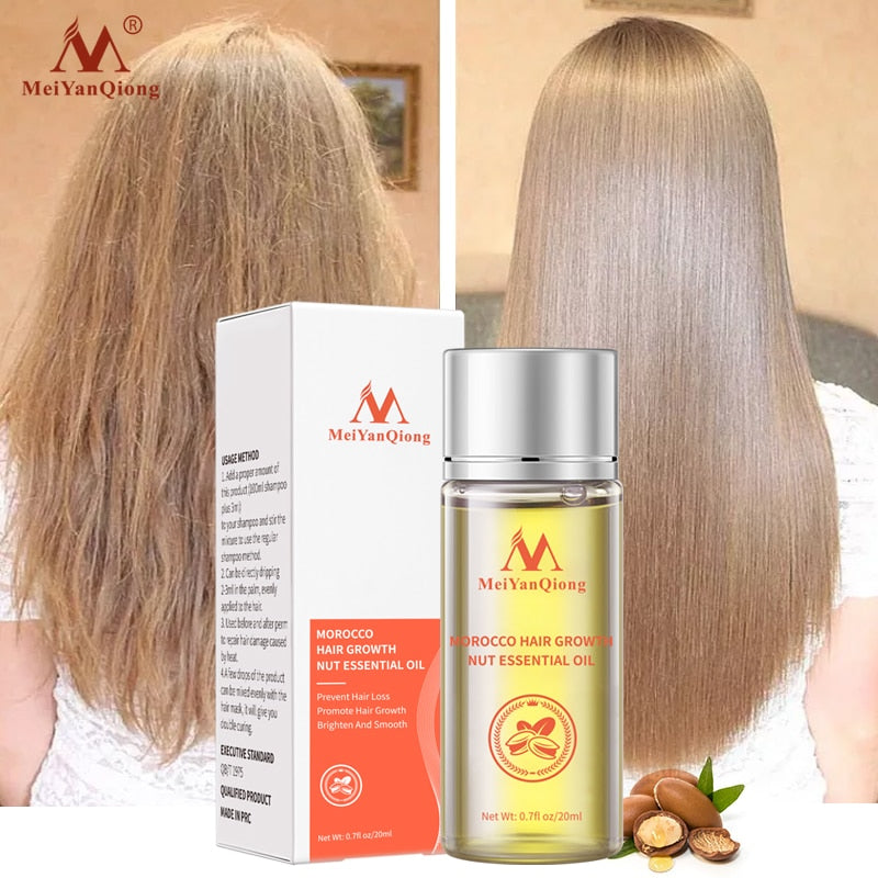 Óleo Capilar Marocco Hair - Óleo de Tratamento Para Cabelo - Fortalecimento, Reparação e Crescimento dos Fios