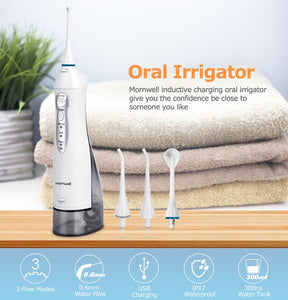 Irrigador Oral portátil 300ml USB recarregável