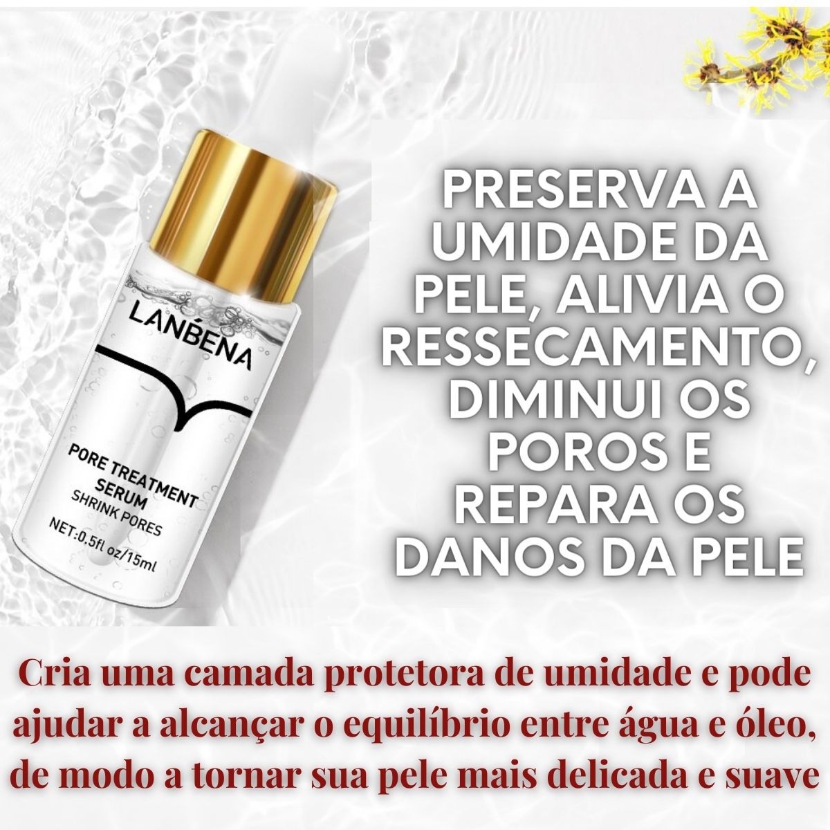 Sérum Redutor de Poros e Oleosidade – Poreless