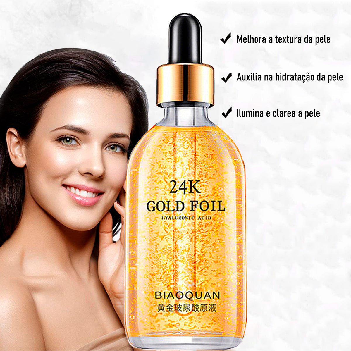 Sérum Rejuvenescedor Hidratante 24k – Golden Youth